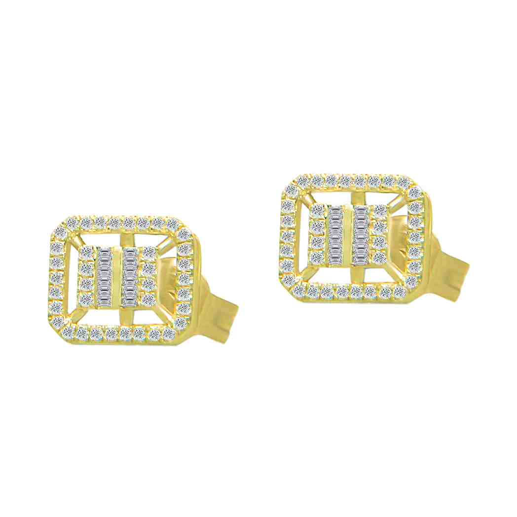 Squre Stud Earring ER23092A